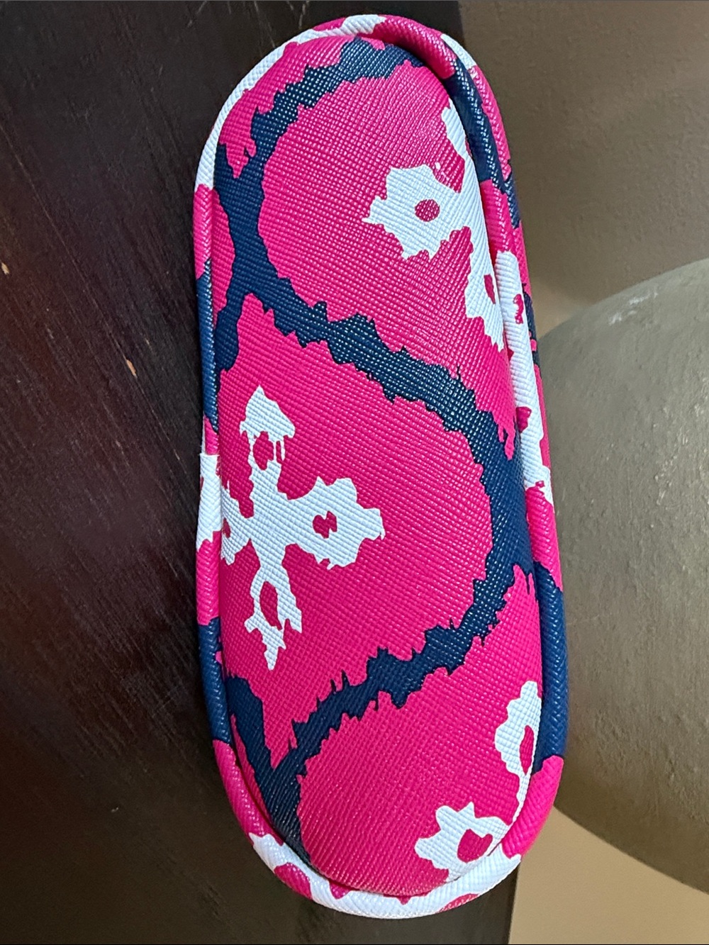 Pink Patterned Zip Pouch - Picture 3 of 6